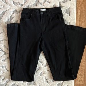 Forever 21 flare jeans. Black.  Size 26